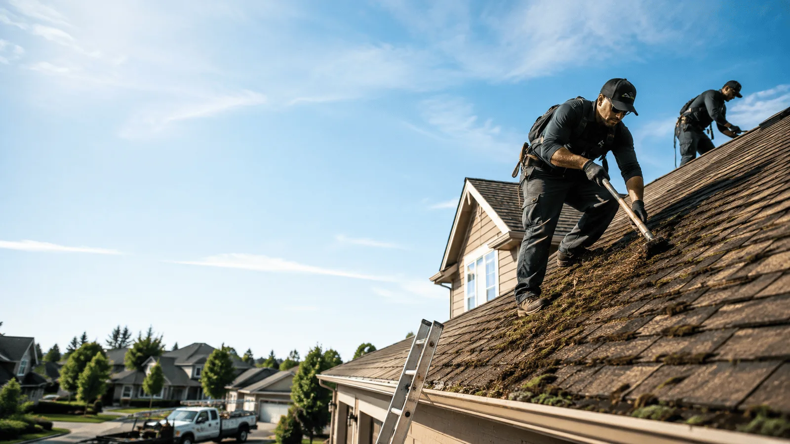 Roof Moss Removal in Bowman, ND near me
